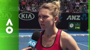 Simona Halep on court interview (3R) | Australian Open 2018