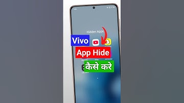 vivo app hide setting #vivo #techtips #android