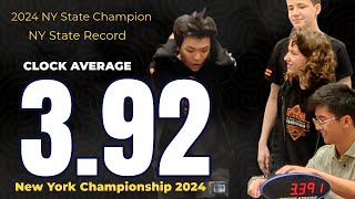 New York Championship 2024 - Official 3.92 Clock Average.
