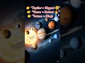 Crazy Facts About Planets 😲 | Space Facts #shorts#saturn #venus #solarsystem #facts