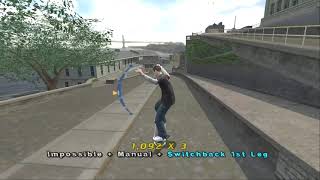 THPS4 Alcatraz Switchback Manual Combo