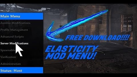 COD WAW ELASTICITY V1 MODMENU (FREE DOWNLOAD + TUTORIAL!!!)