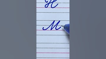 Cursive writing Capital letter M #handwriting #calligraphy #english #writing #abcd #cursivewriting