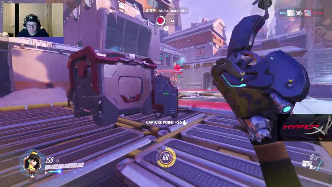 EnVyUs INTERNETHULK as D.VA on Volskaya Industries Attack (PTR)