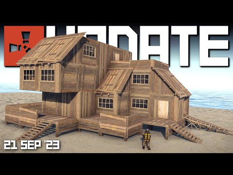 Видео: Frontier and Ginger bread building skins! | Rust Update 21st September 2023