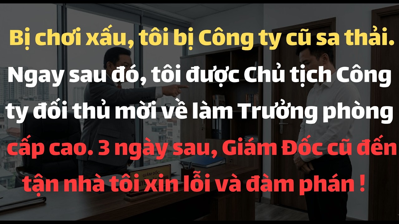 Bị Chơi Xấu, Tôi Bị Công Ty Cũ Sa Thải. Ngay Sau Đó, Tôi Được Chủ Tịch Công ty Đối Thủ Mời Về Làm...