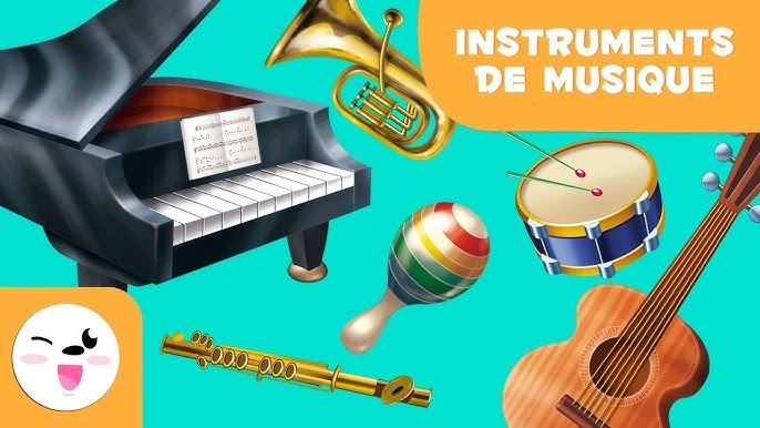 Les Enfants Jouent Différents Instruments De Musique