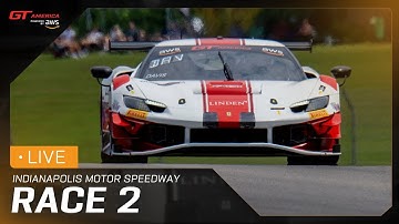 LIVE | Race 2 | Indianapolis Motor Speedway | GT America powered by AWS 2025
