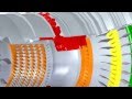 Rollsroyce trent 900 turbofan engine  cad model animation