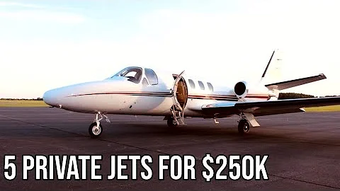 Top 5 Private Jets You Can Buy For Less Than $1m