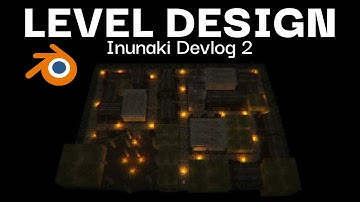 Sketching the Main Level - INUNAKI Psychological Horror Game - Devlog 2 (Blender Game Engine)