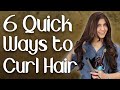 6 Quick Ways to Curl Your Hair Like a Pro / How to Curl Hair Tips and Tricks  - Ghazal Siddique