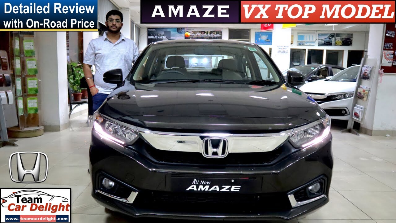 Honda Amaze Vx Detailed Review With On Road Price Features Interior Amaze Vx Top Model 2019