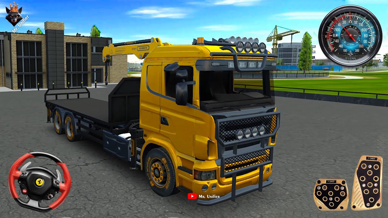 Heavy Excavator Transport Hydro Fan - Long Trailer Truck Driving Simulator 3D | Android Gameplay iOS