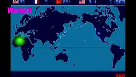 Nuclear Explosion Time Lapse Every Year Between 1945 1998