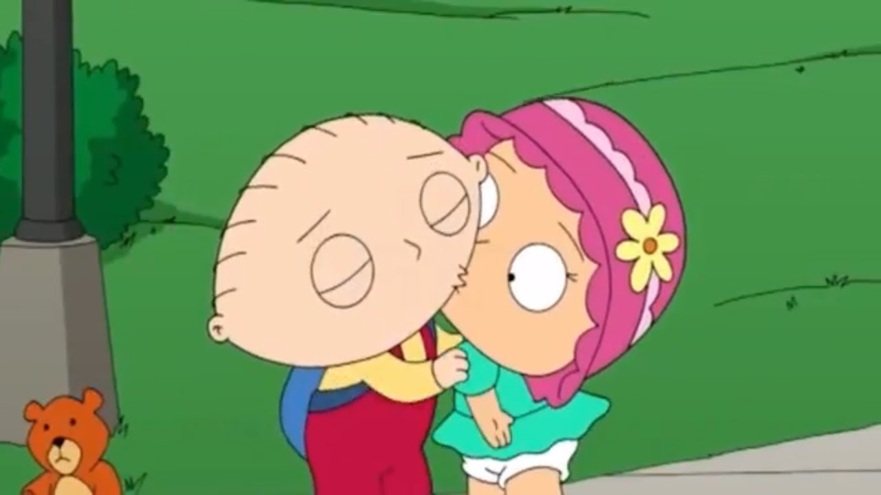 Family Guy - Stewie Kisses Baby Lois