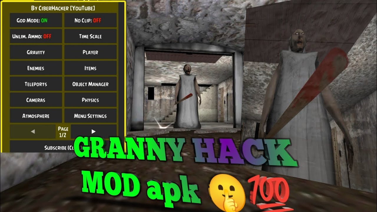 GRANNY chapter 1 💯 how to hack mod 😯 menu