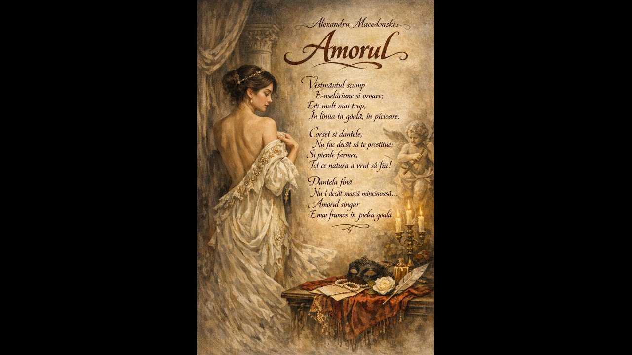 Alexandru Macedonski - Amorul ( Interpretare AI )