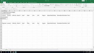 Excel Module 1 Demonstration Part 1