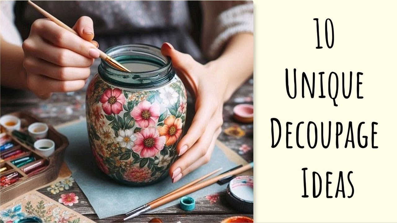 10 Unique Decoupage Ideas Everyone Will Want To Make