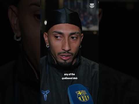 Members brought the questions… Raphinha brought the answers 💬 #shorts #fcbarcelona #shortsfeed