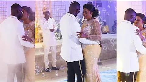MOST BEAUTIFUL NOLLYWOOD WEDDING FIRST KISS & DANCE. ENIOLA AND OLAJIDE'S