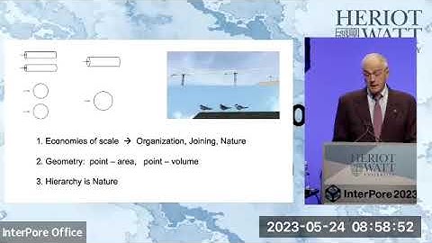 Adrian Bejan - InterPore2023 Plenary Lecture - Vascular Design:  Freedom, Evolution, Hierarchy