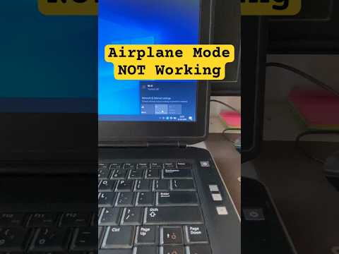 Airplane Mode NOT Working | Airplane Mode is ON, but greyed out #windows10 #laptoprepair