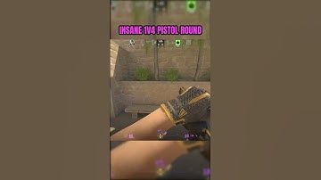 Insane 1v4 Pistol round on Mirage!🤯#cs2 #counterstrike2
