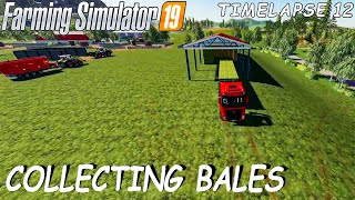 Kuru Ot Balyaları Toplama & İnekleri Besleme Farming Simulator 19 Felsbrunde Hayvancılık