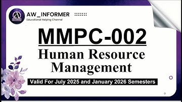 MMPC 002 Solved Assignment 2025-26 | MMPC 002 in English 25-26 | Free Solved Assignment on #yt
