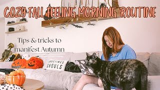 COZY FALL MORNING! MORNING ROUTINE #morningroutine #fallmorningroutine #fall #ditl #cozy #ditlvlog