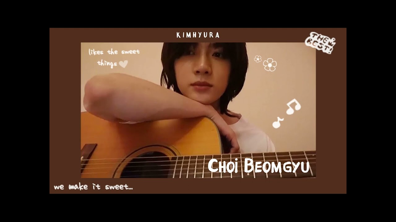 BEOMGYU Singing and Playing Guitar for Sleep