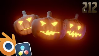 TALKING JACK-O-LANTERN in just 1:07 MINUTES for FREE!! (BLENDER + HALLOWEEN Tutorial) screenshot 1