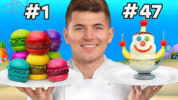 I Cooked Every Food From SpongeBob