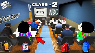 GTA 5 : Franklin First Day In Class 2nd In New School With Shinchan in GTA 5 ! (GTA 5 mods)