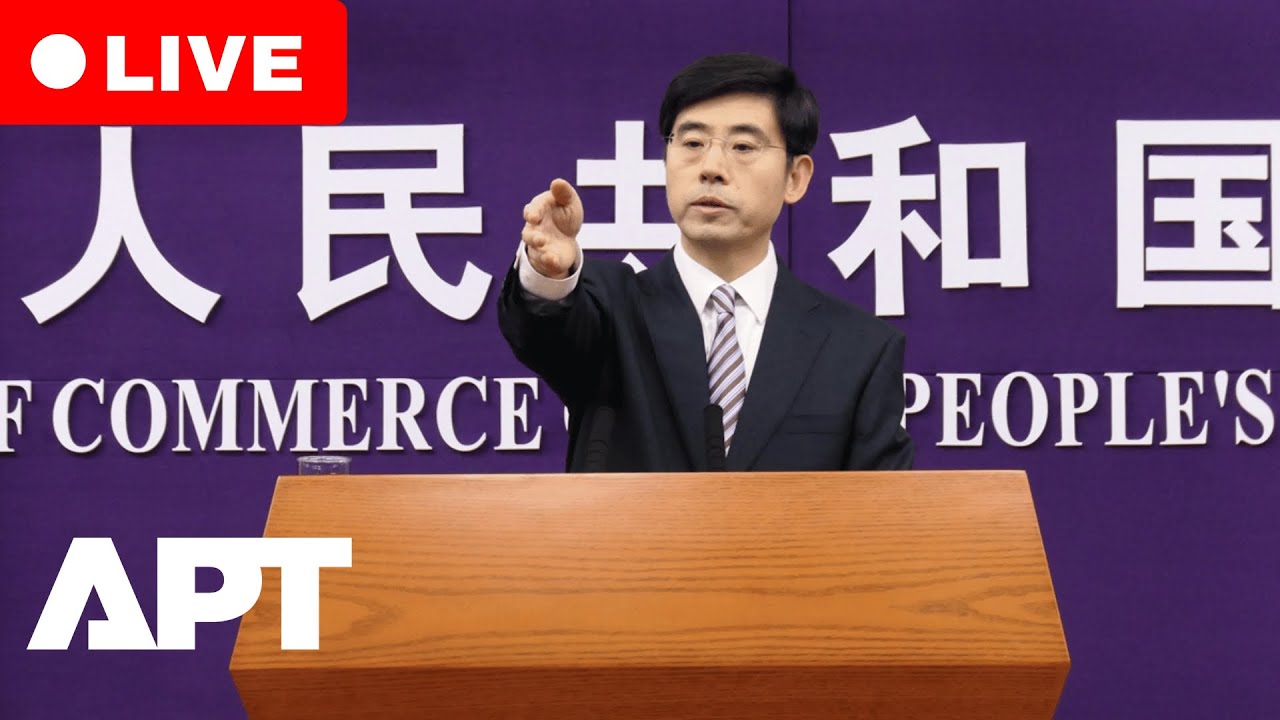 LIVE: China’s Commerce Ministry Briefs Media as Trump Threatens 25% Tariffs Over Iran Trade | APT