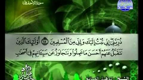 سورة الاحقاف الشيخ توفيق الصائغ