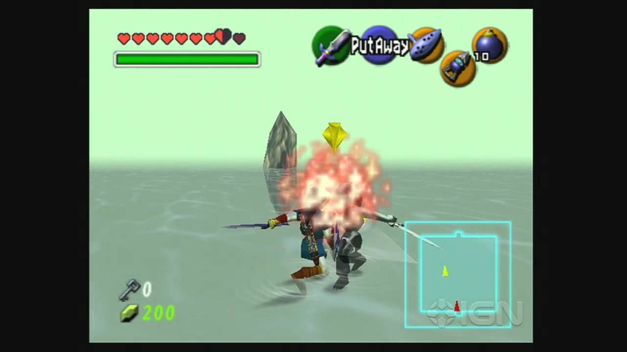 Dark Link Zelda Ocarina of Time Water Temple Part 157 YouTube
