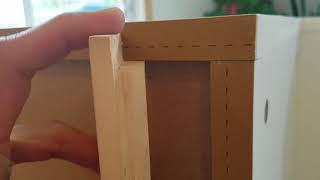IKEA cabinets have only two points of attachment to the metal rail. You can create an additional wooden brace at the bottom that will 