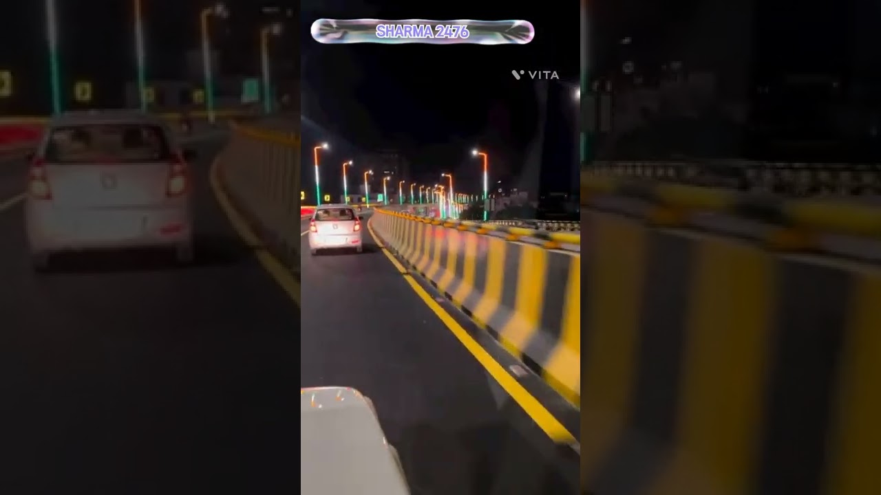 Sodala elevated road night view