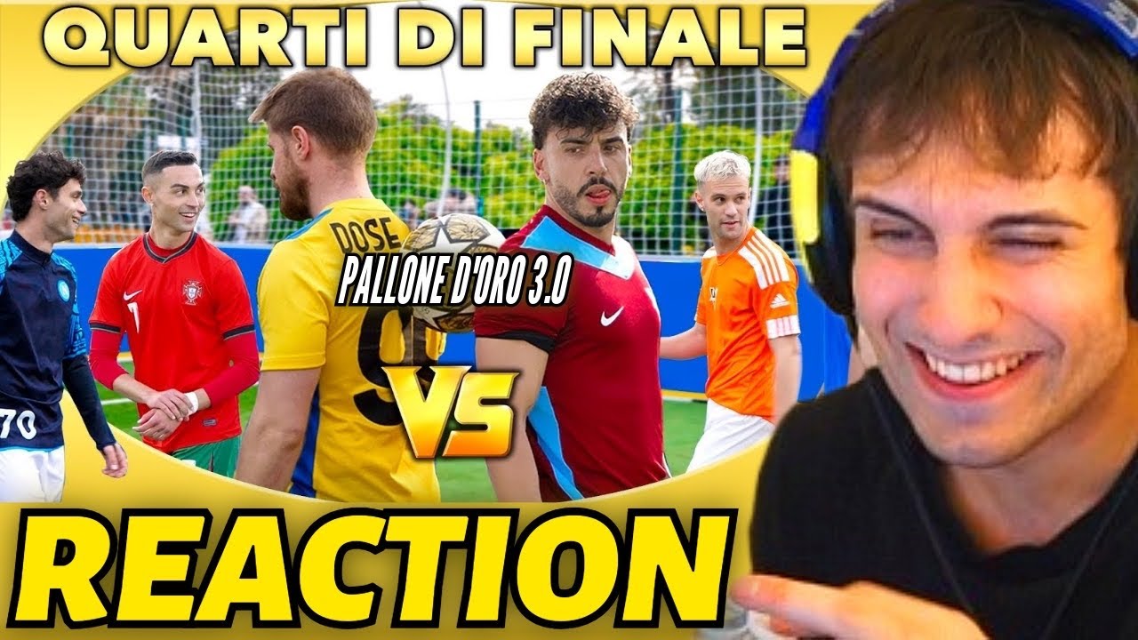 BLUR REACTION al PALLONE D'ORO di YOUTUBE ITALIA 3.0 QUARTI DI FINALE!! w/MARZA🏆⚽