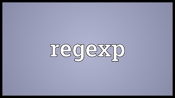 Regexp Meaning