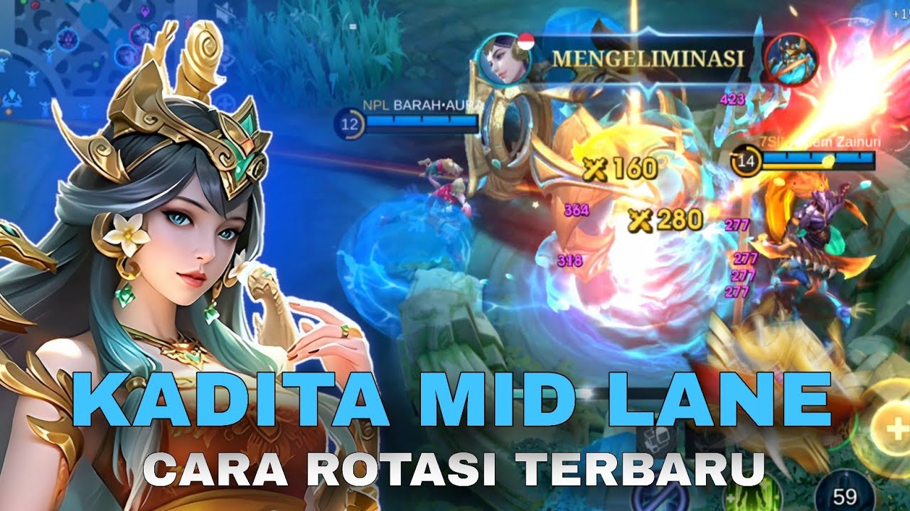 BEGINI CARA ROTASI KADITA MID LANE TERBARU‼️