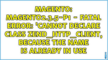 Magento2.3.5-P1 - Fatal Error: 