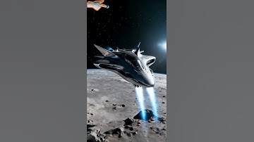 Epic Sci-Fi Starship Lands on the Moon!#Spaceship #SciFi #SpaceTravel #FutureTech #MoonLanding #CGI