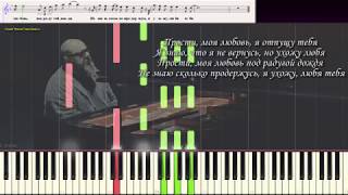 Прости, моя любовь - EMIN feat. Максим Фадеев (Ноты и Видеоурок для фортепиано) (piano cover)