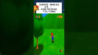 Super Mario 64 - Cartridge Tilting #shorts
