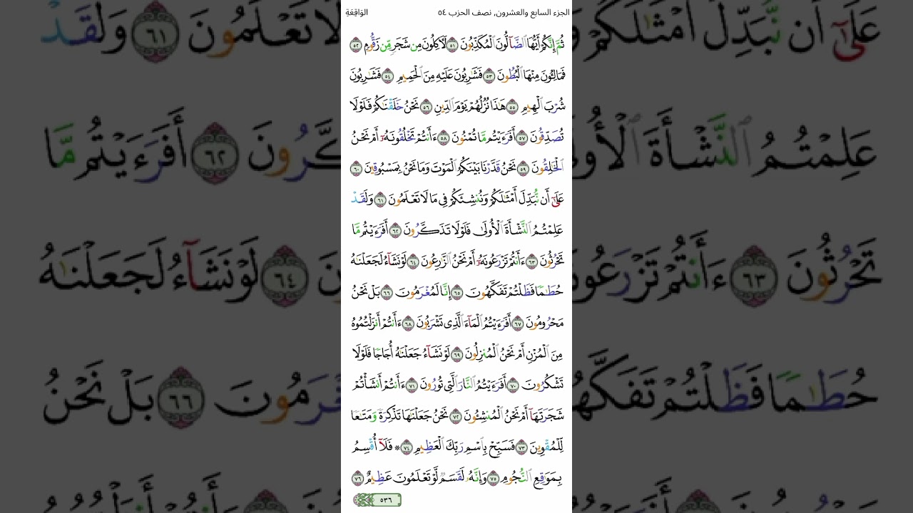 يوسف الصقير/سورة الواقعة