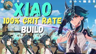 Xiao 100% Crit Rate Build ready | Artifacts, Weapon and Bane of All Evil showcase